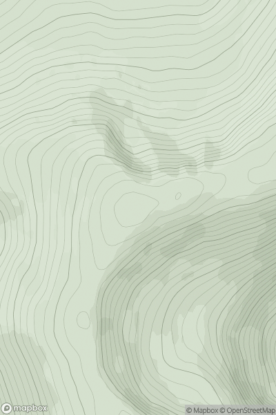 Thumbnail image for Meall a' Choire Ghlais [Loch Arkaig to Glen Moriston] showing contour plot for surrounding peak